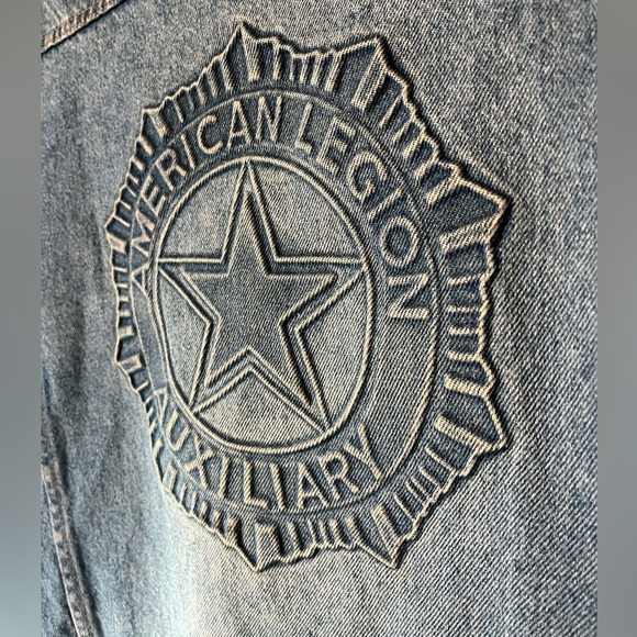 American Legion Auxiliary denim jacket - Picture 4 of 5